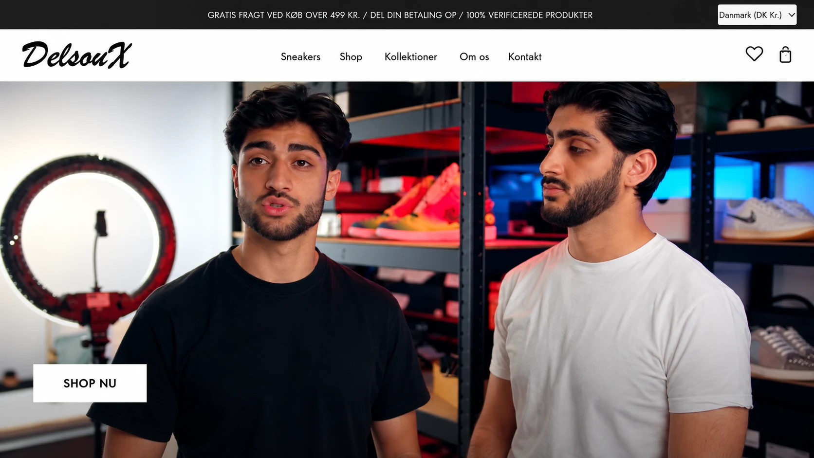 Delsoux Shopify webshop