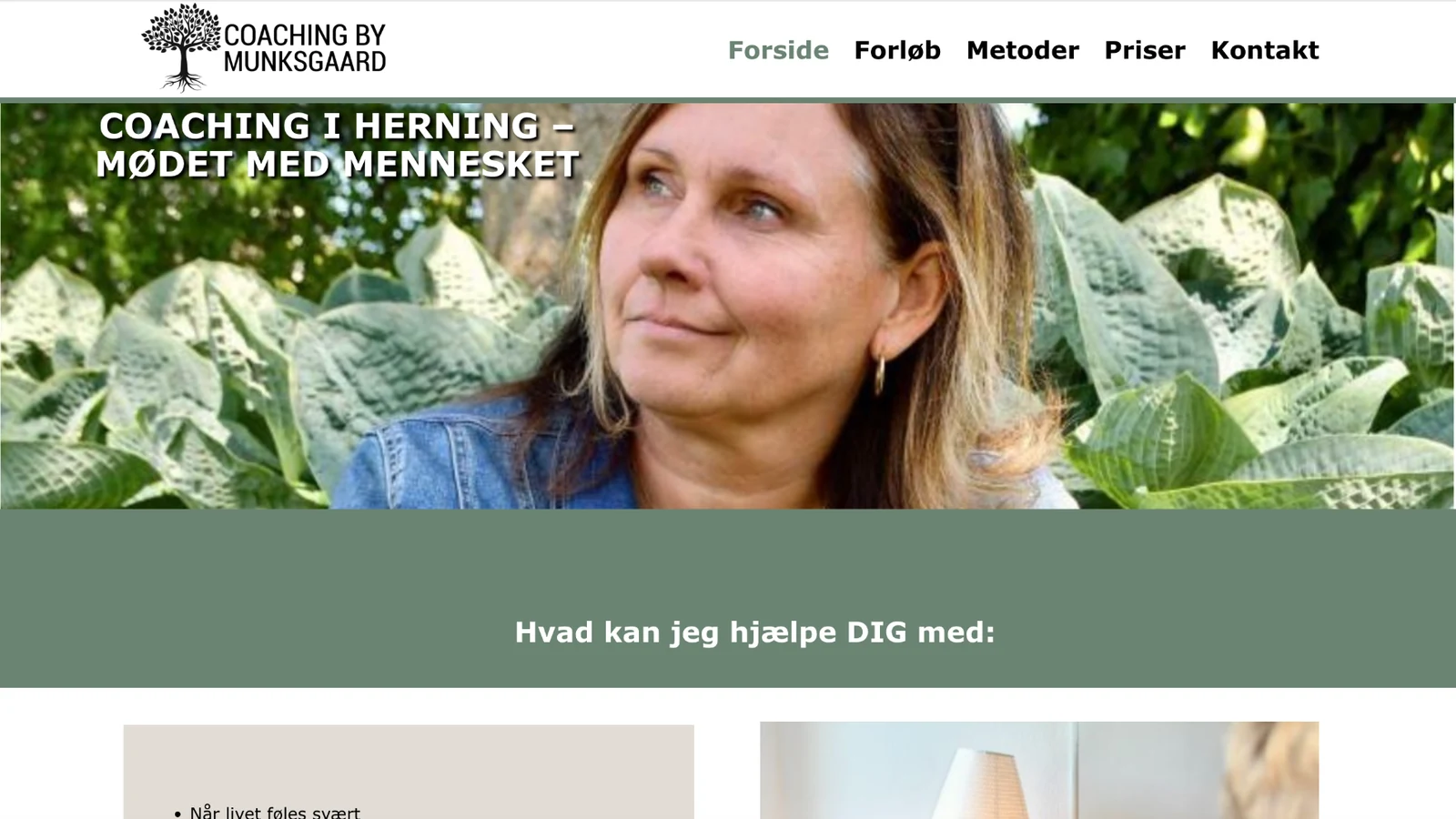 Coaching by Munksgaard hjemmeside